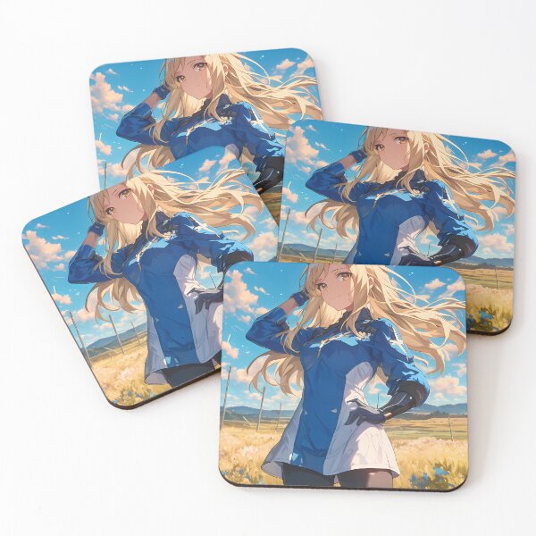 Item preview, Ais Wallenstein Danmachi Windy Field Adventure Portrait designed and sold by Tokyonomad.