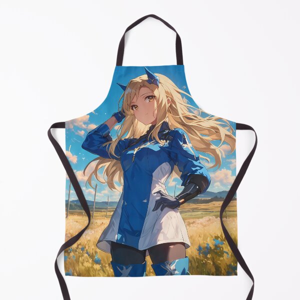 Item preview, Ais Wallenstein Danmachi Windy Field Adventure Portrait designed and sold by Tokyonomad.