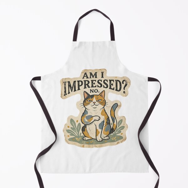 Item preview, Unimpressed Calico Cat - Am I Impressed? No. - Vintage Sticker Art designed and sold by Mr. Pawsome.