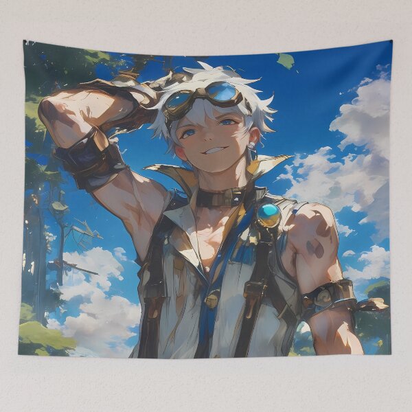 Item preview, Bennett Genshin Impact Upbeat Forest Adventurer Sunshine designed and sold by Tokyonomad.