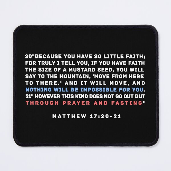 Item preview, Matthew 17: 20-21 designed and sold by Kackos.