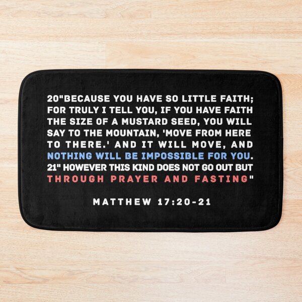 Item preview, Matthew 17: 20-21 designed and sold by Kackos.
