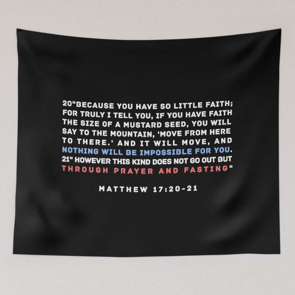 Item preview, Matthew 17: 20-21 designed and sold by Kackos.
