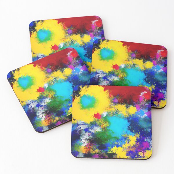 Item preview, Abstract Color Splash Matte Canvas Print designed and sold by KAVRAO.