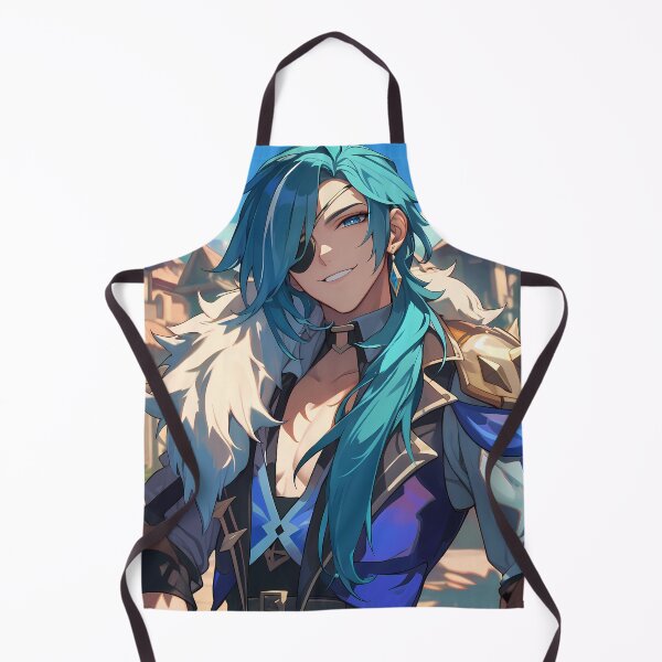 Item preview, Kaeya Genshin Impact Summer Coast Smile Cool Blue Rogue Charm designed and sold by Tokyonomad.
