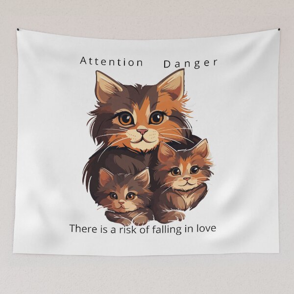 Item preview, Attention Danger There Is A Risk Of Falling In Love designed and sold by MotylekAnia.