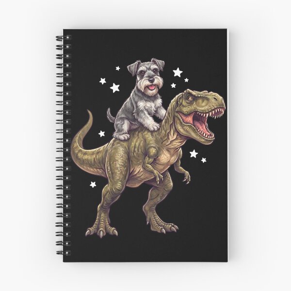 Item preview, Funny Miniature Schnauzer Riding T Rex Dinosaur Dog Lover designed and sold by TerryConnells.