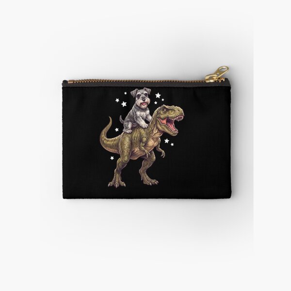 Item preview, Funny Miniature Schnauzer Riding T Rex Dinosaur Dog Lover designed and sold by TerryConnells.