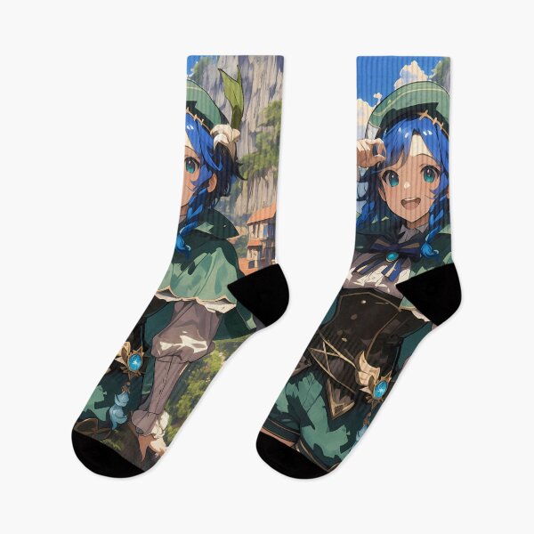 Item preview, Venti Genshin Impact Cheerful Bard In A Mountain Valley designed and sold by Tokyonomad.