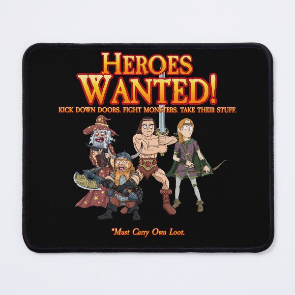 Item preview, Heroes Wanted designed and sold by SideQuest - Scribbled Chaos!.