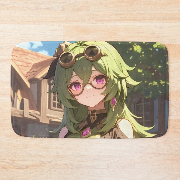 Item preview, Collei Genshin Impact Green Hair Cozy Village Moment designed and sold by Tokyonomad.