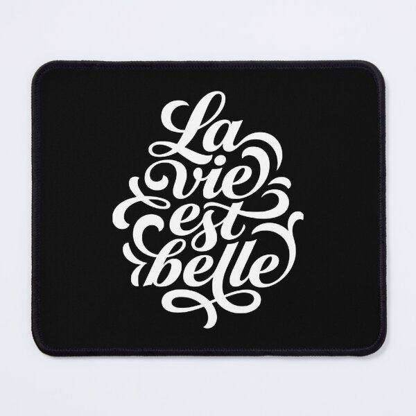 Item preview, Life Is Beautiful La Vie Est Belle French Script designed and sold by AntiqueImages.
