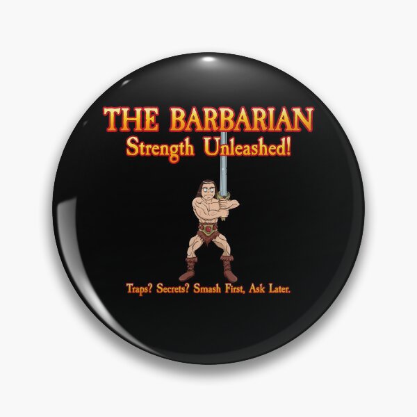Item preview, The Barbarian designed and sold by SideQuest - Scribbled Chaos!.