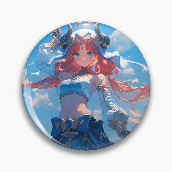 Item preview, Nilou Genshin Impact Ocean Sky Sword Splash Fantasy designed and sold by Tokyonomad.