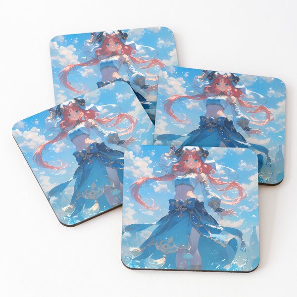 Item preview, Nilou Genshin Impact Ocean Sky Sword Splash Fantasy designed and sold by Tokyonomad.