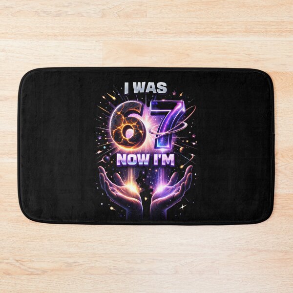 Item preview, I Was 67 Now I’m 7 – Funny 68th Birthday Cosmic designed and sold by THREE LITTLE BEANS.