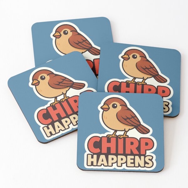 Item preview, Chirp Happens: Funny Bird Cartoon designed and sold by ChirpInc.