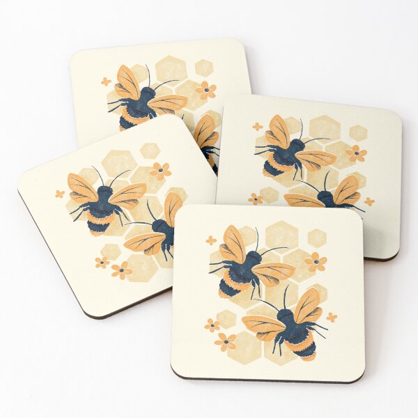 Item preview, Vintage Bumble Bee and Honeycomb Illustration designed and sold by Siriusvibes.