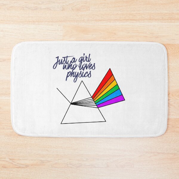 Item preview, just a girl who loves physics designed and sold by sydney-syder.