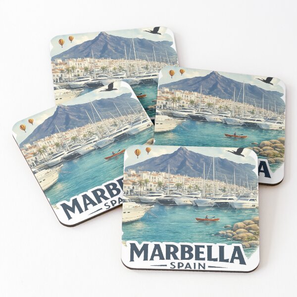 Item preview, Marbella Spain - Travel Art designed and sold by clarkfraser.