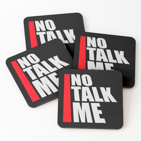 Item preview, No Talk Me Funny Antisocial Introvert Mood Quote designed and sold by shirt-o-mat.