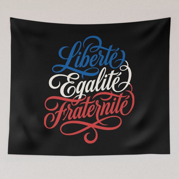 Item preview, Liberté Égalité Fraternité French Motto designed and sold by AntiqueImages.