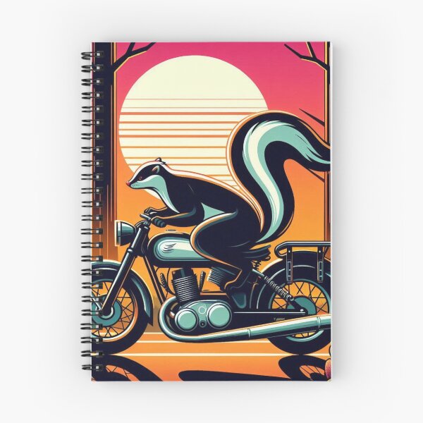 Item preview, Skunk Rider – Sunset Forest Escape designed and sold by Dogandesighn.