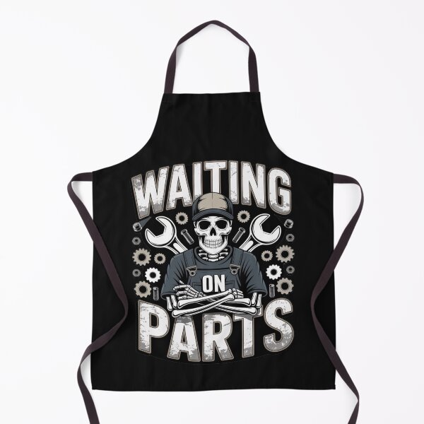 Item preview, Waiting on Parts Skeleton Funny Mechanic Design designed and sold by NatArtSA.
