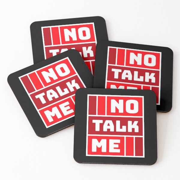 Item preview, No Talk Me Funny Antisocial Introvert Mood Quote designed and sold by shirt-o-mat.