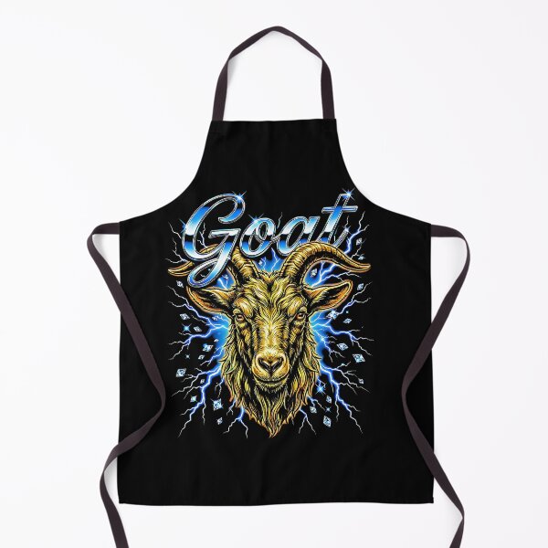 Item preview, Goat Electric Blue Lightning Neon Horns Bold designed and sold by graphixpolash.