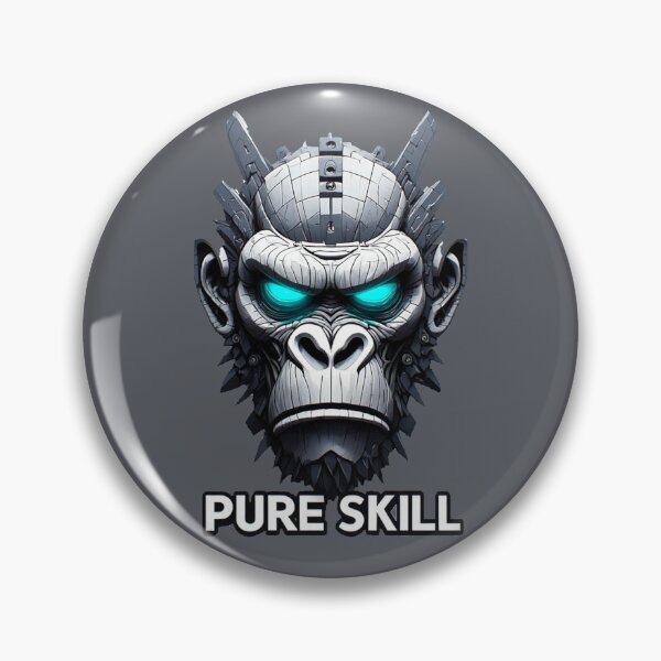 Item preview, Gaming Gang: Pure Skill - Cyber-Gorilla Streetwear / Edition 1 designed and sold by Shift-Bloom.