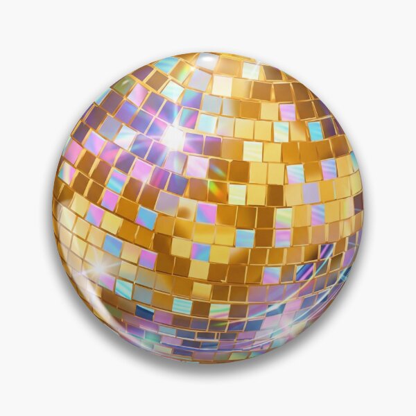 Item preview, Mirrorball disco ball holographic mango designed and sold by ParryStickers.