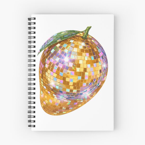 Item preview, Mirrorball disco ball holographic mango designed and sold by ParryStickers.