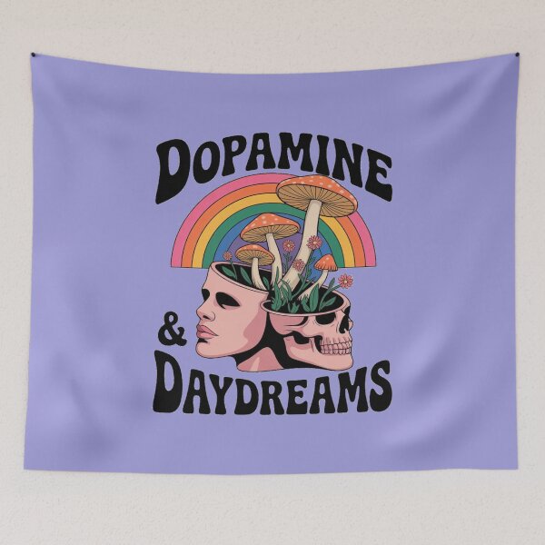 Item preview, Dopamine and Daydreams Psychedelic Surreal Trippy Aesthetic Design designed and sold by NatArtSA.