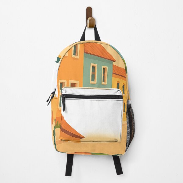Item preview, Coastal Charm Street – Stylized Seaside Town Design designed and sold by mbmstores.