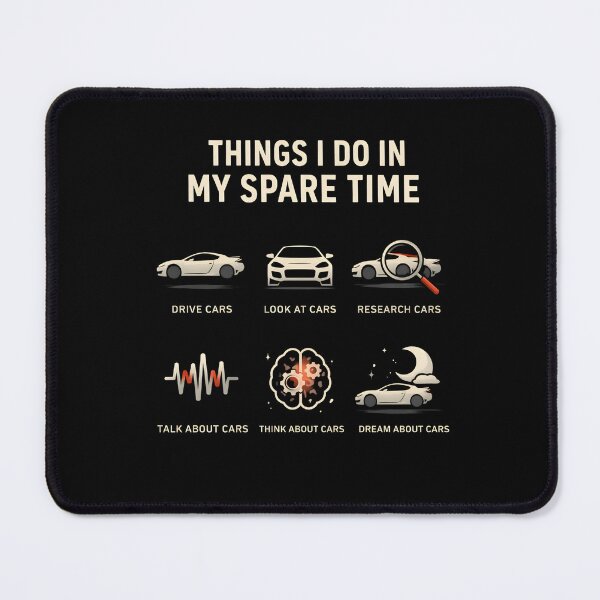 Item preview, Things I Do in My Spare Time – Car Lover Funny Auto designed and sold by THREE LITTLE BEANS.
