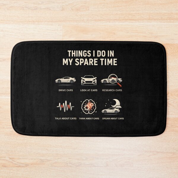 Item preview, Things I Do in My Spare Time – Car Lover Funny Auto  designed and sold by THREE LITTLE BEANS.