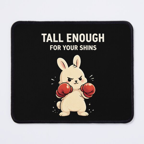 Item preview, Tall Enough For Your Shins Shirt, Funny Bunny Meme Graphic Tee, Sarcastic Gift For Her  designed and sold by THREE LITTLE BEANS.