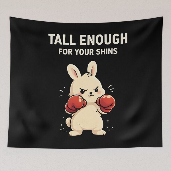 Item preview, Tall Enough For Your Shins Shirt, Funny Bunny Meme Graphic Tee, Sarcastic Gift For Her  designed and sold by THREE LITTLE BEANS.