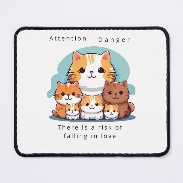 Item preview, Attention Danger There Is A Risk Of Falling In Love designed and sold by MotylekAnia.