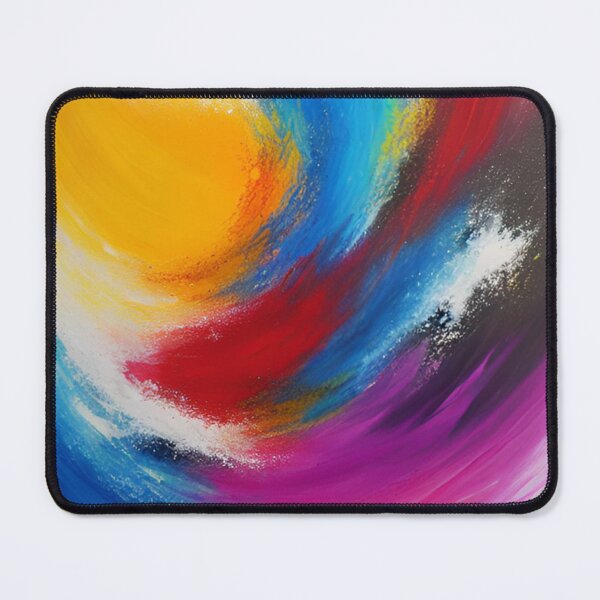 Item preview, Abstract Rainbow Swirl Matte Canvas Print designed and sold by KAVRAO.