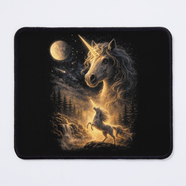 Item preview, Unicorn Howling To The Moon Cute Unicorn designed and sold by will freed18.