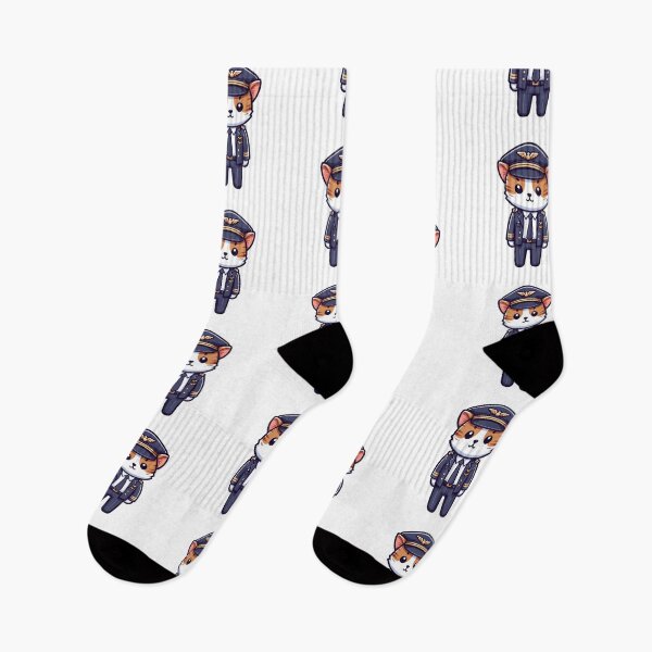Item preview, Pilot Cat Aviation Gift Design designed and sold by CyfroweMysli.