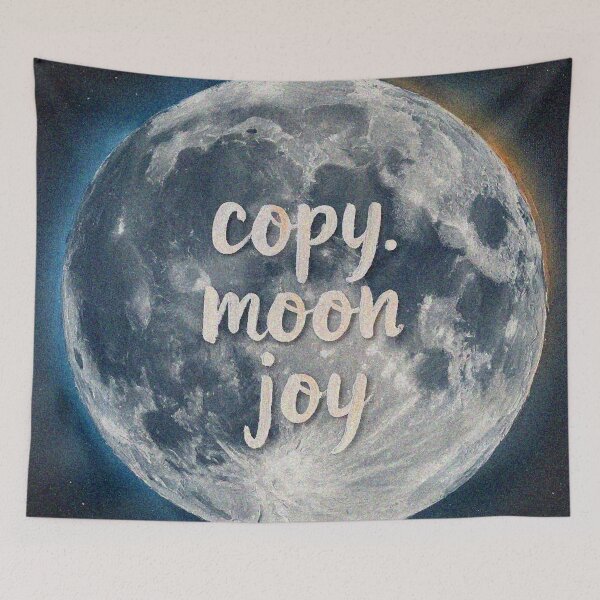 Item preview, Copy. Moon Joy – Artemis II NASA Inspired Space Aesthetic | Moon Joy Quote Cosmic Design designed and sold by Illuministique.