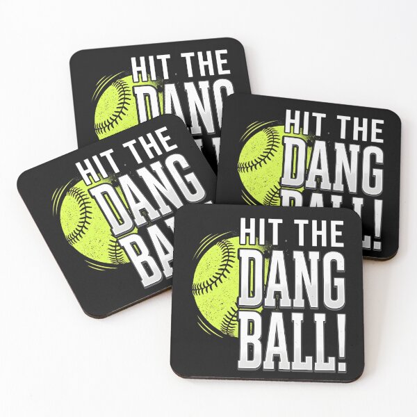 Item preview,  Hit The Dang Ball Baseball Shirt, Trendy Retro Game Day Season  designed and sold by THREE LITTLE BEANS.