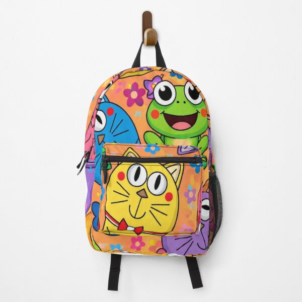 Item preview, Cute Colorful Cats and Frog Pattern | Kawaii Animal Cartoon Design designed and sold by ArtoryNest.
