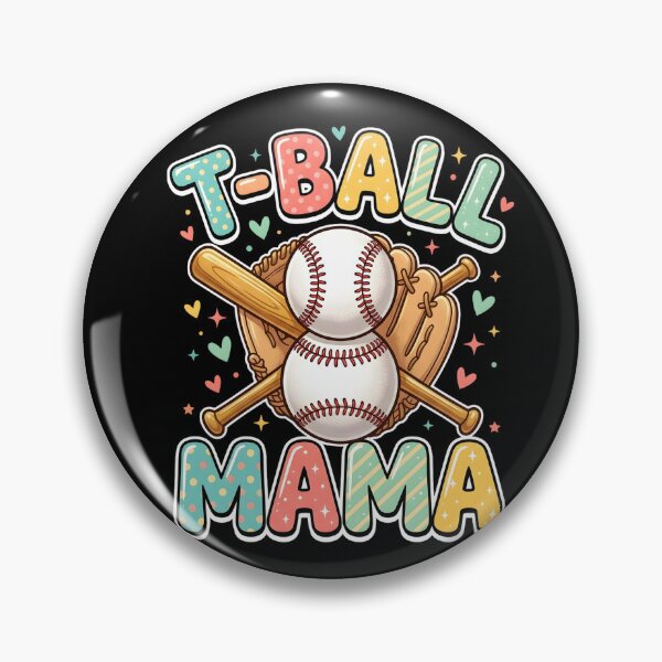 Item preview, T-Ball Mama – Cute Baseball Mom Sports designed and sold by THREE LITTLE BEANS.