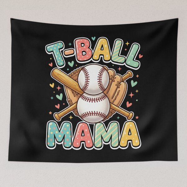 Item preview, T-Ball Mama – Cute Baseball Mom Sports designed and sold by THREE LITTLE BEANS.