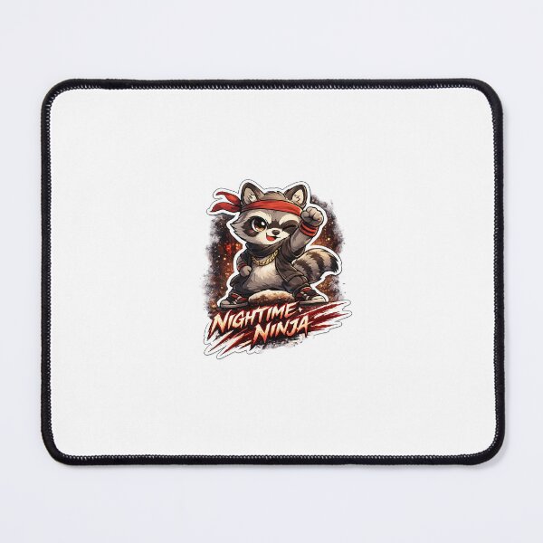 Item preview, Nighttime Ninja – Sassy Chibi Raccoon Street Style Design designed and sold by SparkVault.