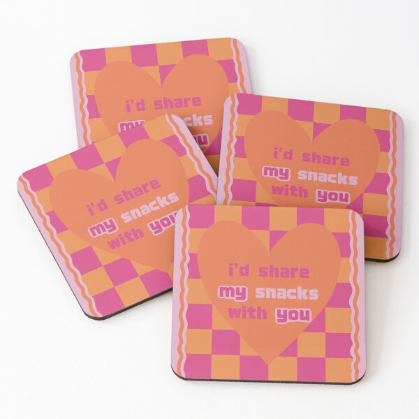 Item preview, Funny Love Card | I’d Share My Snacks With You designed and sold by ByNiks.